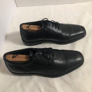 Geox Black Leather Brando Oxford - 48